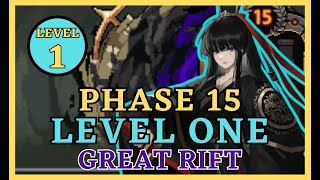 NEW HERO Garam Phase 15 Level One The Great Rift Clear  King God Castle [upl. by Mesics]