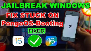 Fix A9 Devices Stuck on PongoOSBooting Screen Palen1xPaleRa1n Jailbreak iOS 1516 iPhone 6S6SSE [upl. by Notaek65]