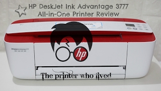 HP DeskJet Ink Advantage 3777 AllinOne Printer Hands On Review [upl. by Ytsenoh826]