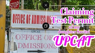 Claiming my daughter UPCAT Test PermitUP DilimanUP Entrance Exams for academic year 2024 to 2025 [upl. by Sasnak444]