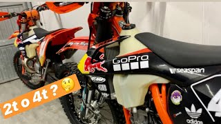 KTM 300 o KTM 450  QUALE COMPRARE  2t o 4t [upl. by Benedick994]