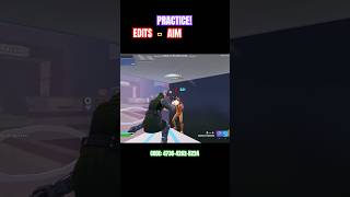 EDIT AIM AND PIECE CONTROL MAP PRACTICE ✅ fortnitemap fortnitepractice fortnitebeginner [upl. by Yttisahc]