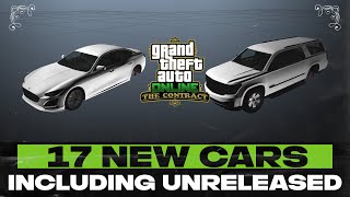 GTAO The Contract  All 17 New Cars [upl. by Idahs]