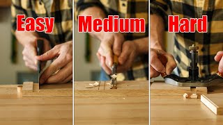 Hand tool woodworking is easier than you think [upl. by Kristel]