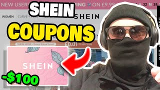 Get a FREE 100 Shein Promo Code that works SITEWIDE  Shein Coupon Codes 2024 [upl. by Hosfmann]