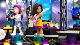 Pop Star Show Stage  LEGO Friends  41105  Product Animation [upl. by Adaval]