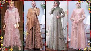 model gamis brokat 2025 terbaru abaya muslimah spesial lebaran trend busana viral 2024 gamis terbaru [upl. by Inafets821]