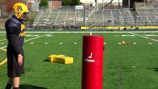 Youth Football Lineman Drills [upl. by Hayashi]