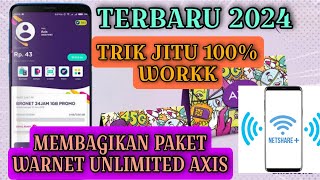 Cara Membagikan Paket Warnet Unlimited Axis Ke Perangkat Lain [upl. by Huntlee]