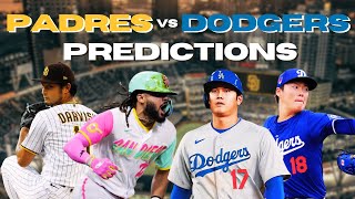 Padres vs Dodgers Series Predictions [upl. by Weiner]