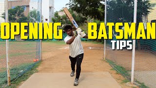 Opening Batsmen Basic Tips to survive Initial overs  Cricket Batting Tips  Nothing But Cricket [upl. by Erida592]