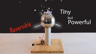 How to make a powerful van de Graaff machine for school science project  new design [upl. by Hsu]