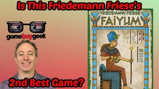 Faiyum Review  Is This Friedemann Frieses 2nd Best Game to Power Grid [upl. by Suiratnauq]