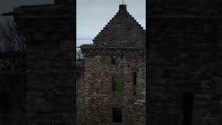 St Andrews castle drone beach dji dronephotography arielphotography scotland flying [upl. by Delwyn]