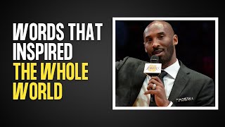 The last speech of Kobe Bryant 🔥 [upl. by Remlap]