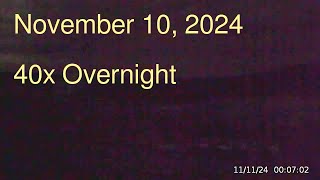 November 10 2024 Upper Geyser Basin Overnight Streaming Camera Archive [upl. by Mufinella]