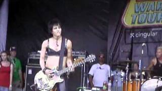 Joan Jett 2006 Warped Tour Scranton PA [upl. by Eelsnia]