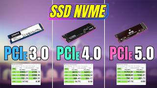 SSD PCIe 50 vs PCIe 40 vs PCIe 30  ¿Cuál es más Rápido 🤔 [upl. by Eahsel]