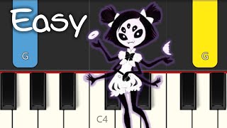 UNDERTALE  Spider Dance  EASY PIANO TUTORIAL [upl. by Dyke541]