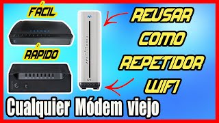 AHORA SIN CABLES  Usa tu router viejo para extender el WiFi [upl. by Anaeda135]