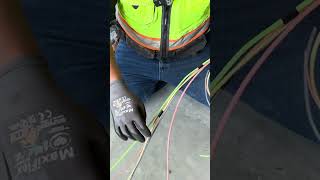 BEST Electrical Wire Installation Pulling Head  NEVER FAILS electrical electrician electricity [upl. by Urien]