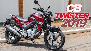 CB TWISTER 2019 Nova Tecnologia  MOTOcombr [upl. by Ecirtahs]