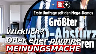 Bild titelt Größter AfD Absturz seit 2 Jahren [upl. by Einnaej179]