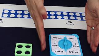 Year 4P5 Multiplication using Numicon spinners [upl. by Hinch297]