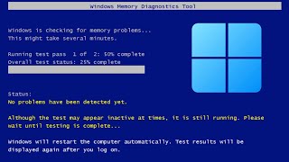 Using Windows Memory Diagnostics [upl. by Feola]