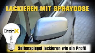 Mit Spraydose Lackieren wie ein Profi  DOSENLACKIERUNG [upl. by Yenffad]