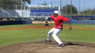 Aroldis Chapman 105 mph pitcher [upl. by Ecinnahs562]