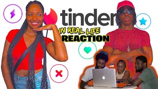 Tinder in real life Reaction video  HUGE KENNY [upl. by Eastman]