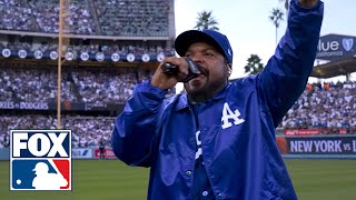 World Series Ice Cube performs It Was a Good Day ahead of Yankees vs Dodgers Game 2  MLB on FOX [upl. by Elacim]