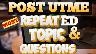 All about Post UTME Live session [upl. by Shelly]