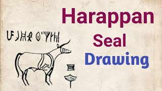 Harappan seal  seals in Indus Valley civilization [upl. by Ttej273]