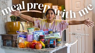 Mediterranean Grocery Haul  Meal Prep With Me [upl. by Acsisnarf]