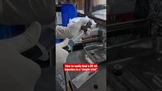 How to easily load a 50 ml injection a simple trickquot nursingofficer hospital mbbs [upl. by Hook761]