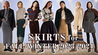 All you need to know about skirts for FallWinter 20232024 • Beautiful outfits [upl. by Morra279]