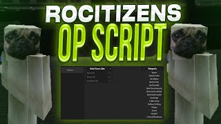 RoCitizens Script – Autofarm jobs Teleports [upl. by Elrak729]