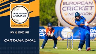 🔴 European Cricket ChampionshipW 2023  Day 4  T10 Live International Cricket  European Cricket [upl. by Supple692]