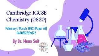 IGCSE CHEMISTRY SOLVED past paper 062062fm22  FebMarch 2022 Paper 62 [upl. by Chrotoem]