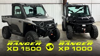 ALL NEW 2024 Polaris Ranger XD 1500 vs 2024 Polaris Ranger XP 1000 [upl. by Saville660]