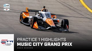 Practice 1 Highlights  2024 Big Machine Music City Grand Prix at Nashville  INDYCAR SERIES [upl. by Lipsey]