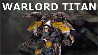 Warhammer 40k Biggest amp Most Expensive Model  Adeptus Titanicus  Warlord Titan Unit Review [upl. by Attennaej]