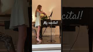 My first violin recital with my new teacher  Mozart Violin Concerto No 3 violin classicalmusic [upl. by Aowda]