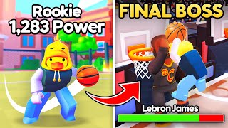 I Went From Trash ROOKIE to PRO and Dunked on LEBRON JAMES in Dunk Battles [upl. by Ahsienat]