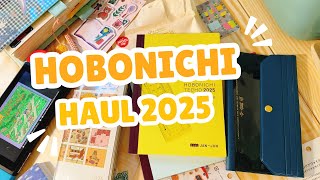 Hobonichi 2025 Haul Unboxing Notebooks and Covers and Accessories [upl. by Ennairb]