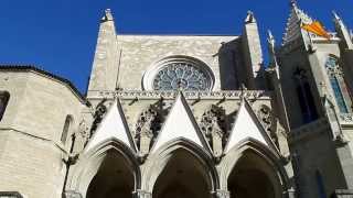 Manresa Basilica of Santa Maria de la Seu Top Manresa Tourist Attractions Barcelona Spain [upl. by Niple]