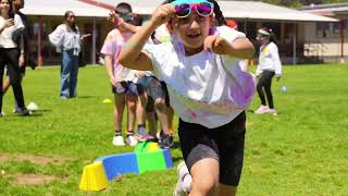 Nailsworth Primary School Colour Fun Run [upl. by Jeraldine]