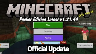 Minecraft Pocket Edition 12244 Official Version Released  Download Minecraft PE v12144 Update [upl. by Oelgnaed]